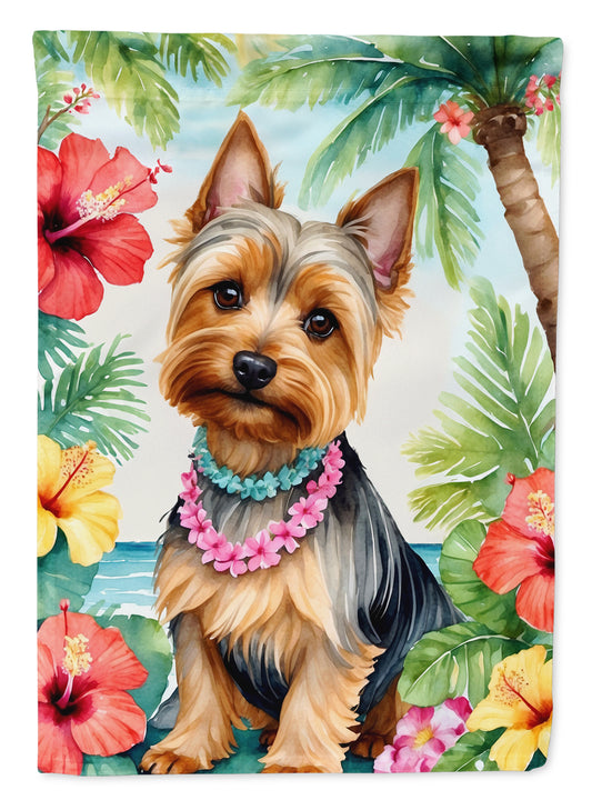 Buy this Silky Terrier Luau House Flag