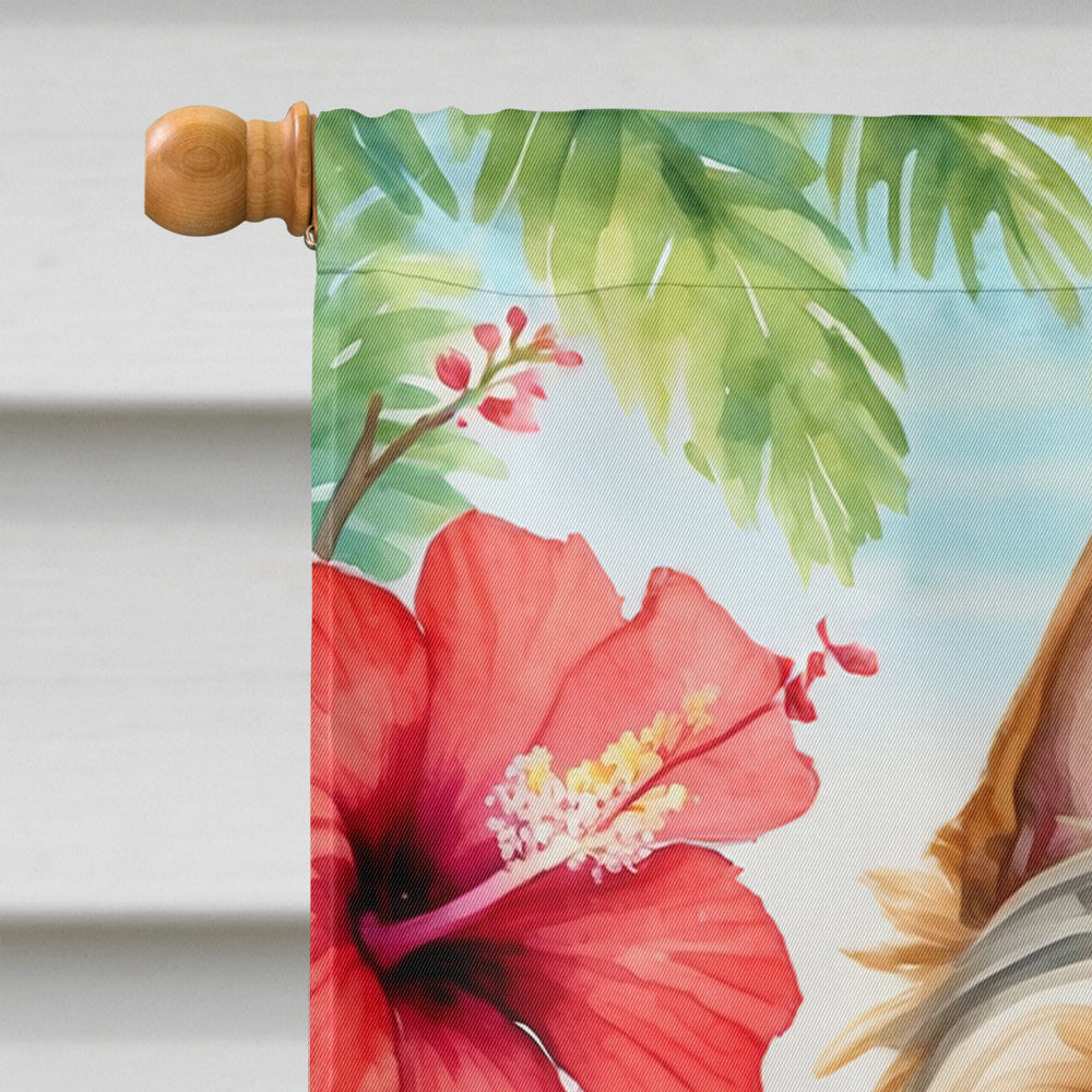 Silky Terrier Luau House Flag