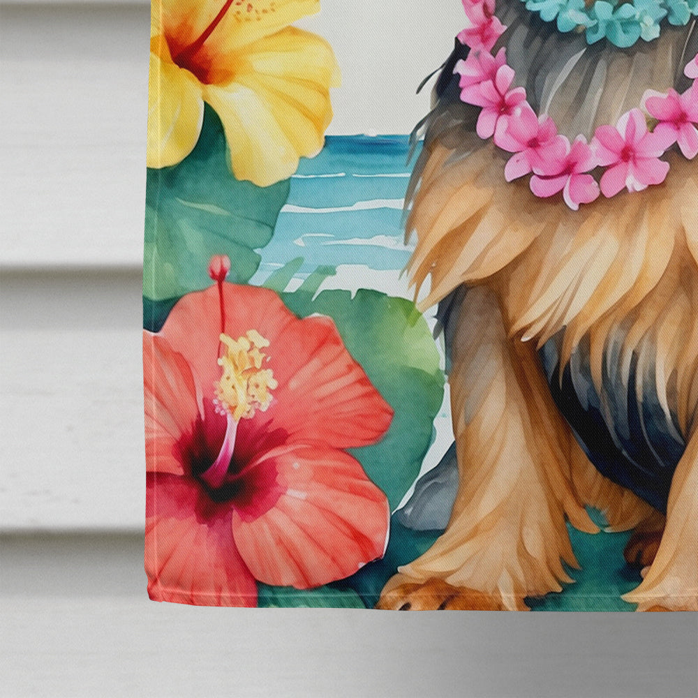 Silky Terrier Luau House Flag