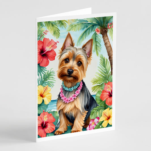 Buy this Silky Terrier Luau Greeting Cards Pack of 8