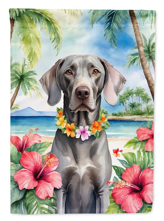 Buy this Weimaraner Luau House Flag