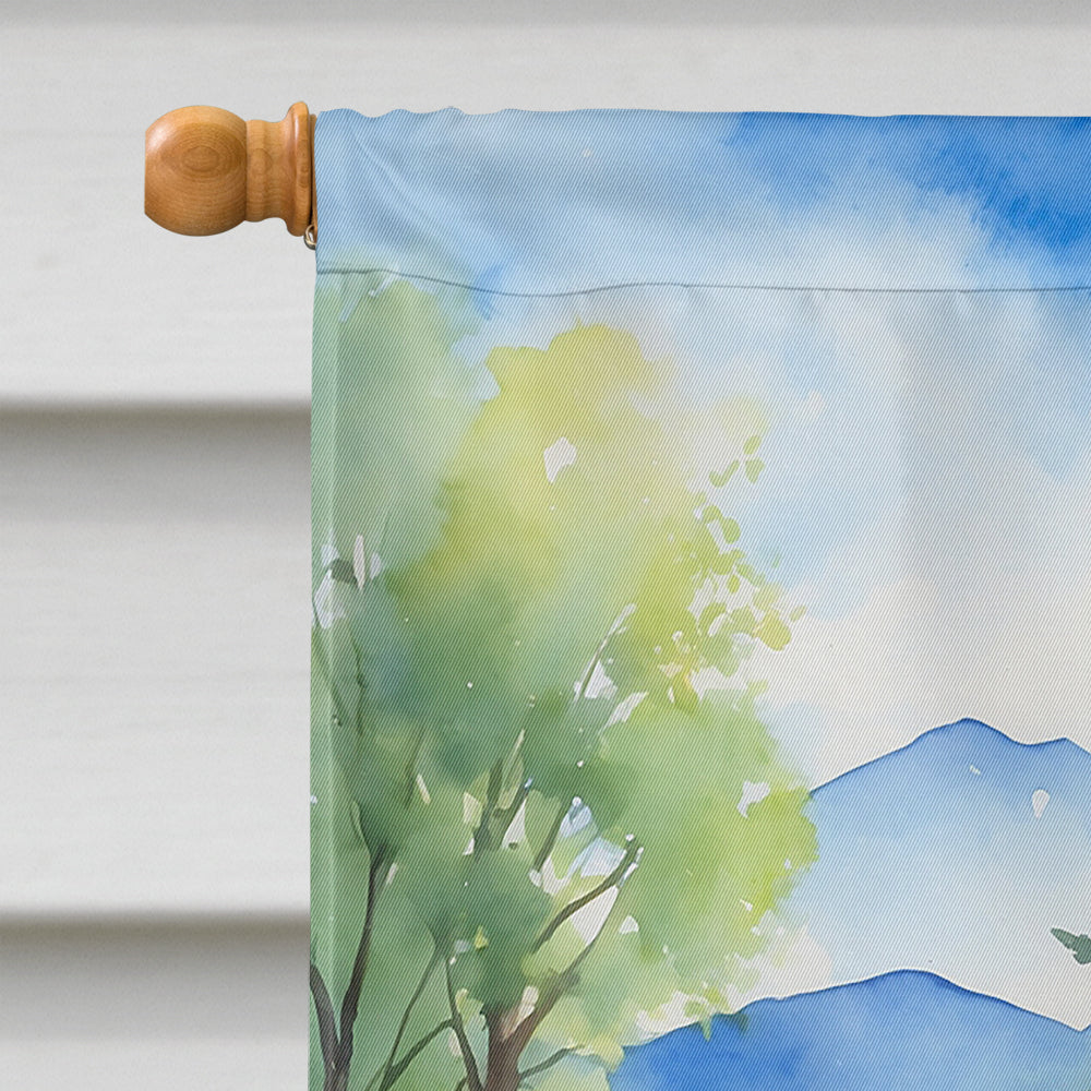 Akita Spring Garden House Flag