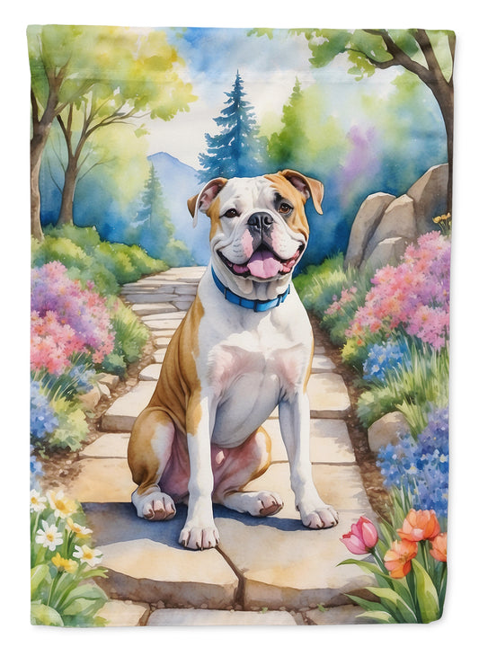 Buy this American Bulldog Spring Garden House Flag