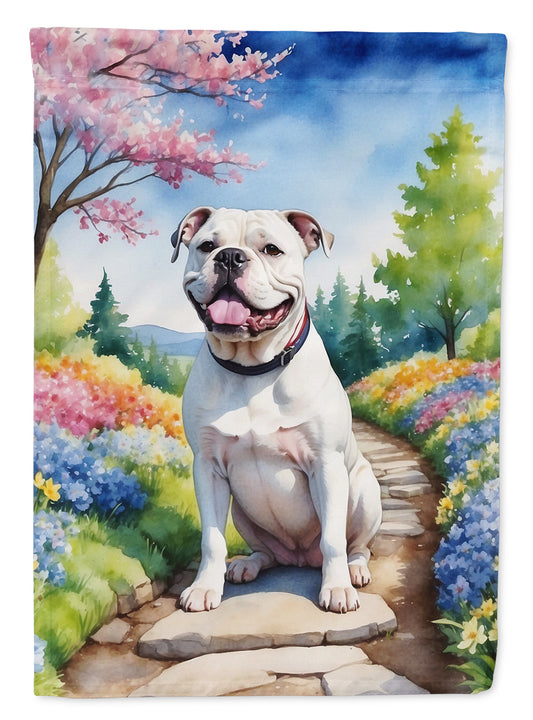 Buy this American Bulldog Spring Garden House Flag