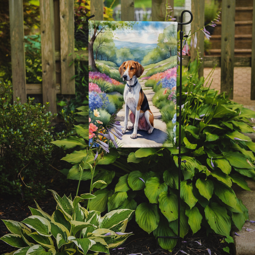 American Foxhound Spring Garden Garden Flag