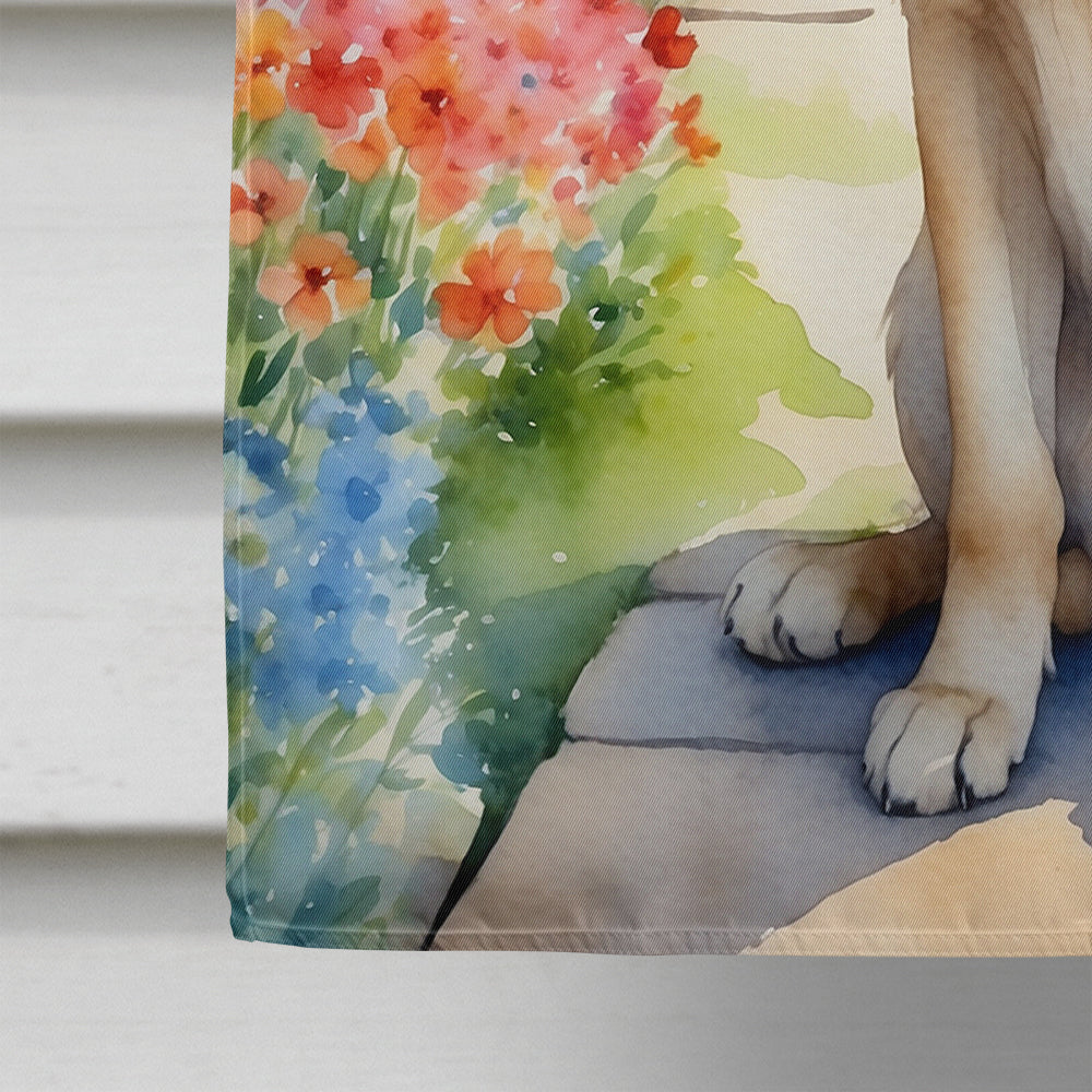 Anatolian Shepherd Spring Garden House Flag