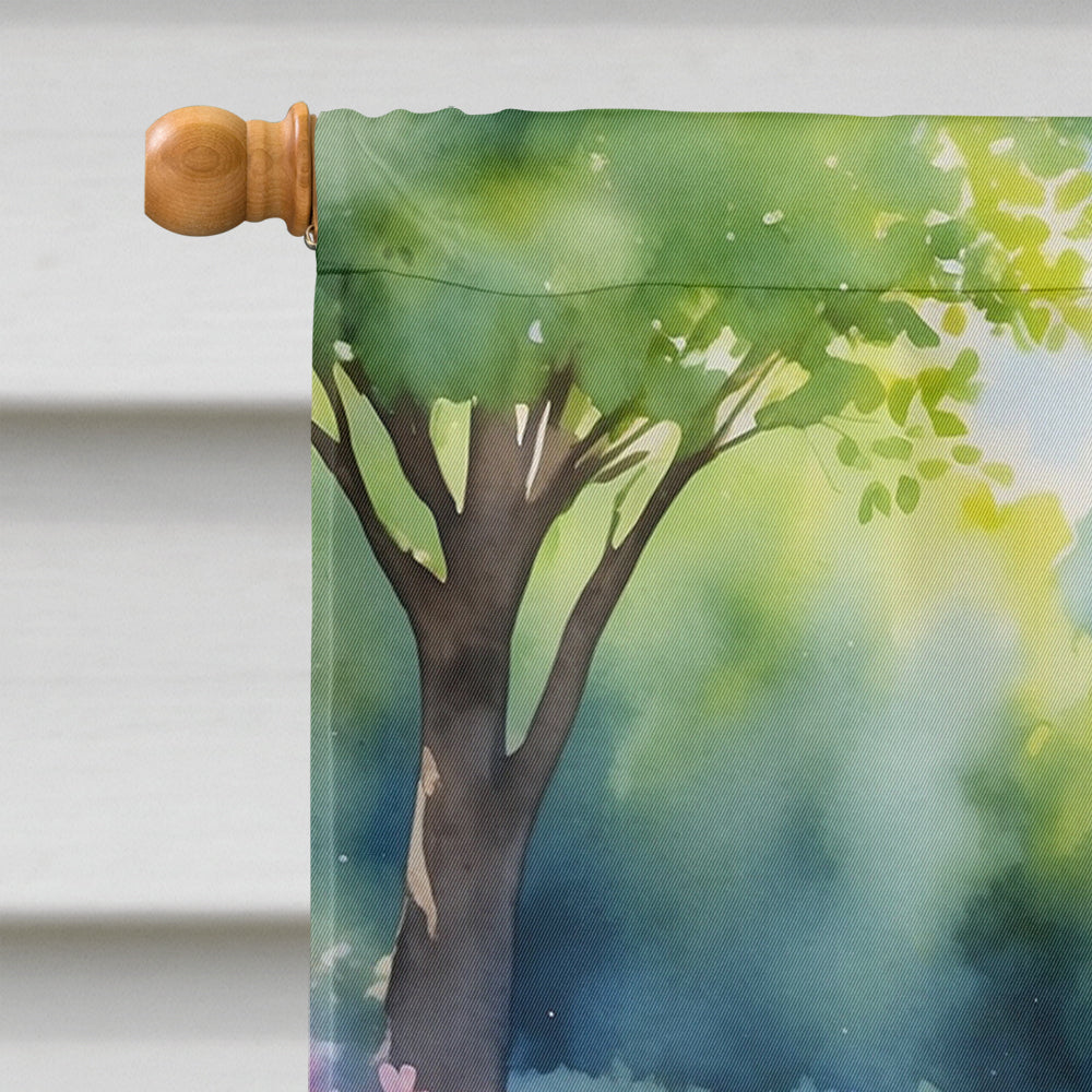 Beagle Spring Garden House Flag