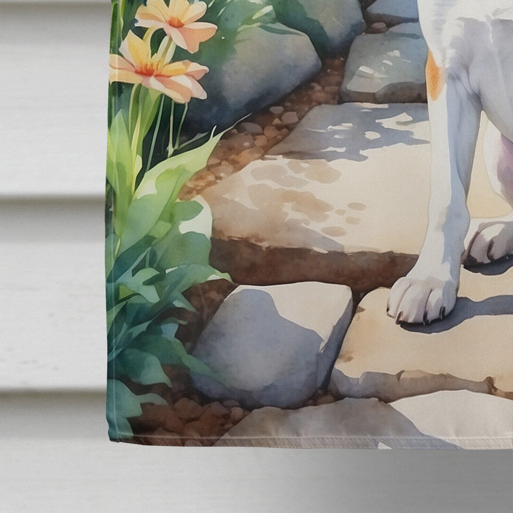 Beagle Spring Garden House Flag