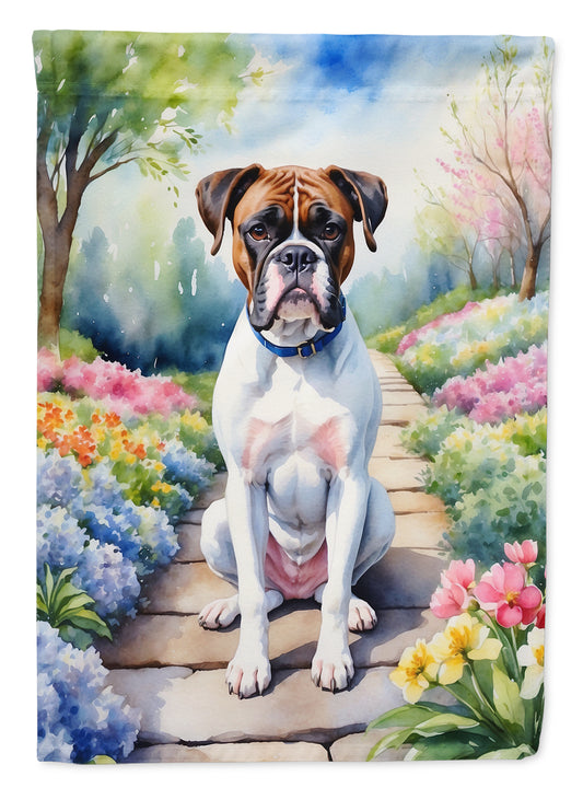 Buy this Boxer Spring Path Garden Flag