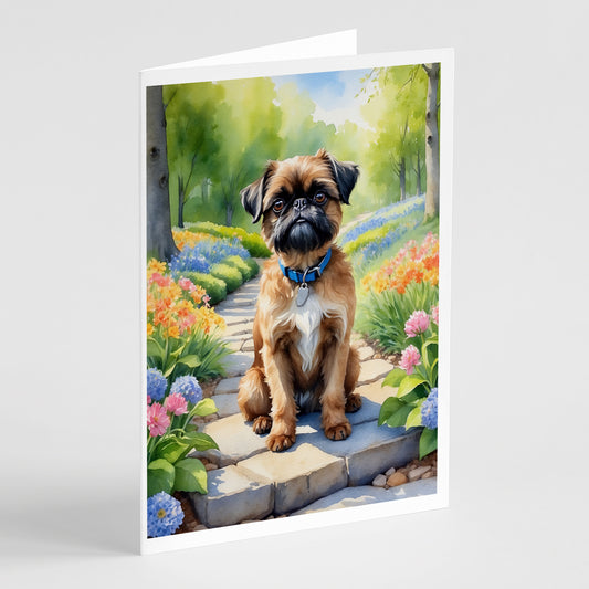 Buy this Brussels Griffon Spring Path Greeting Cards Pack of 8