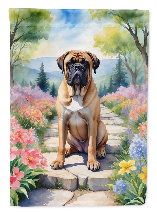 Buy this Bullmastiff Spring Path Garden Flag