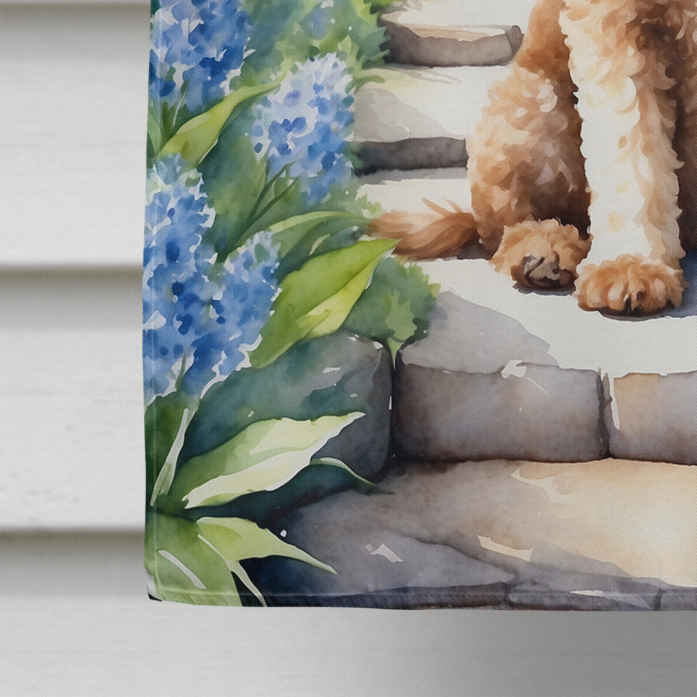 Cockapoo Spring Path House Flag