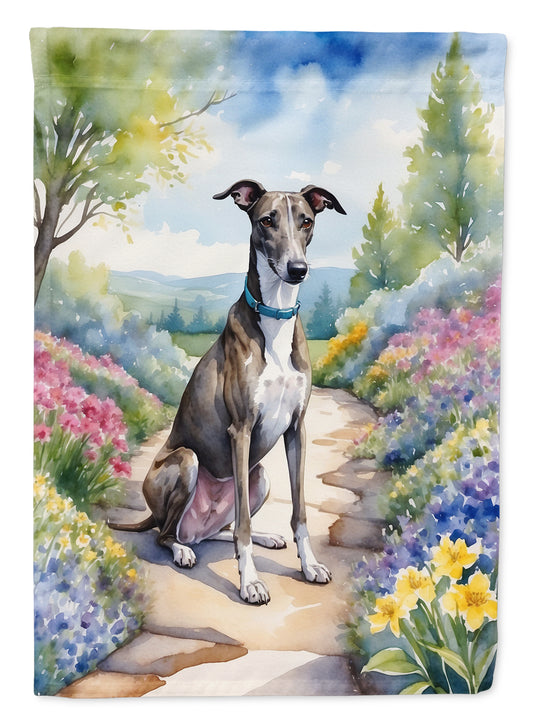 Buy this Greyhound Spring Path Garden Flag