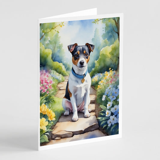 Buy this Jack Russell Terrier Spring Path Greeting Cards Pack of 8