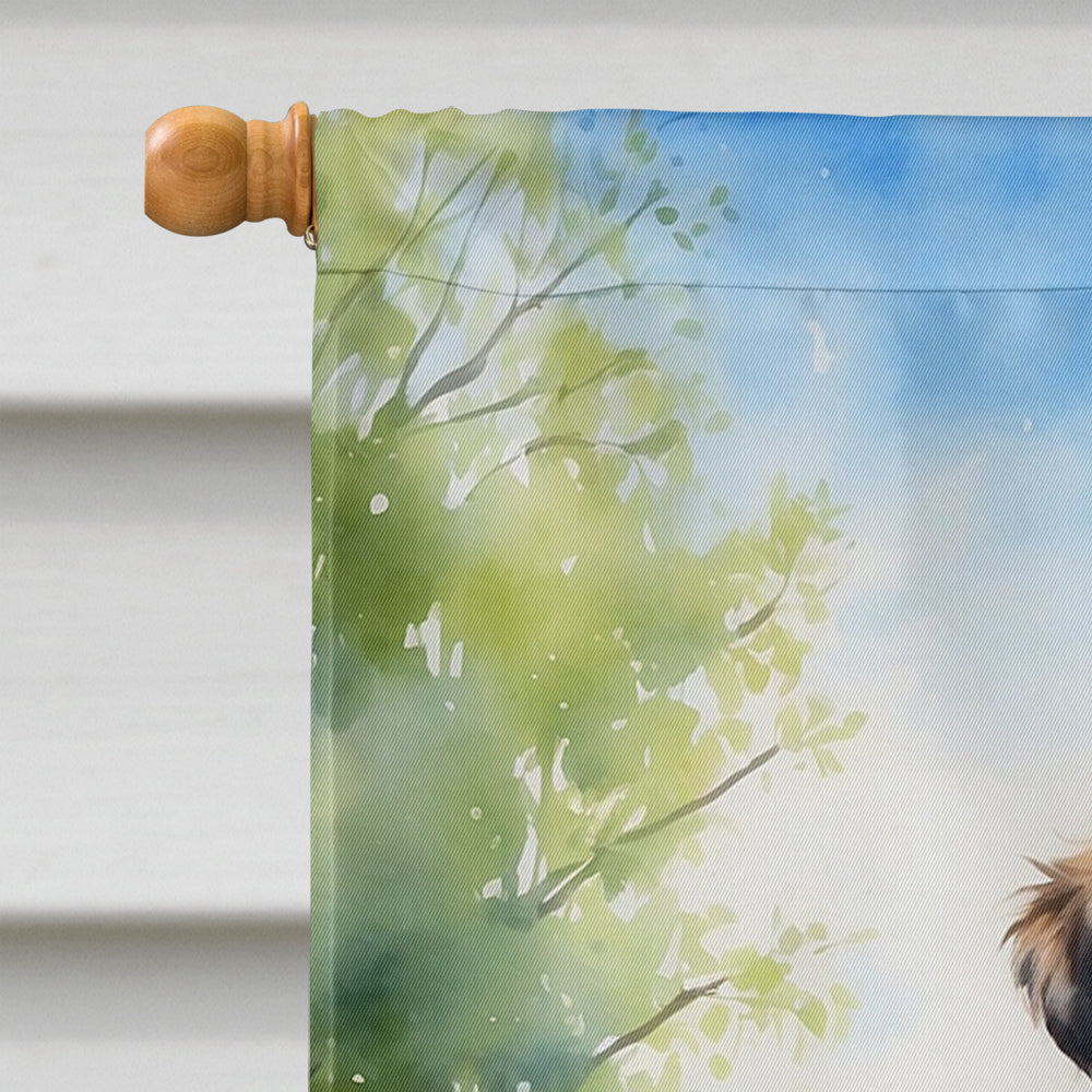 Leonberger Spring Path House Flag