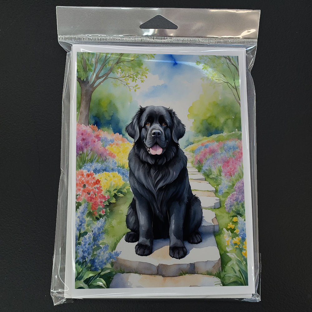 Newfoundland Spring Path Greeting Cards Pack of 8