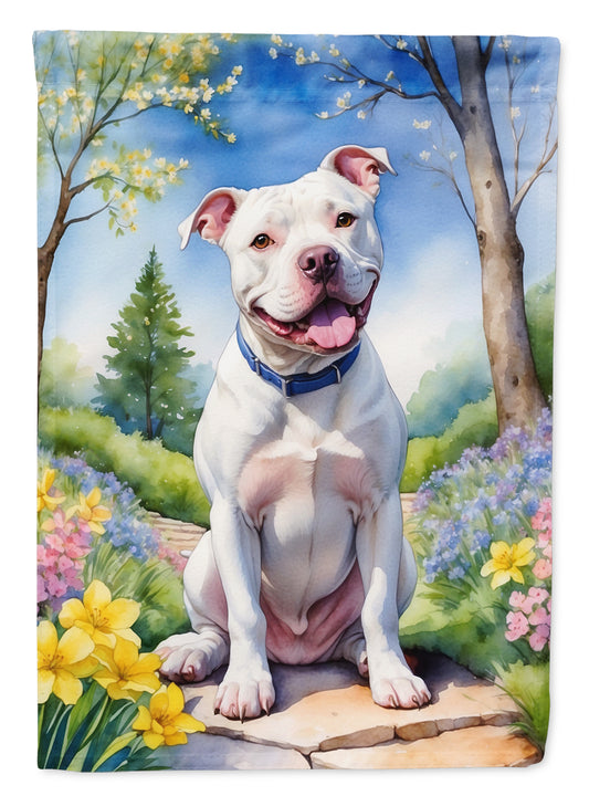 Buy this Pit Bull Terrier Spring Path Garden Flag