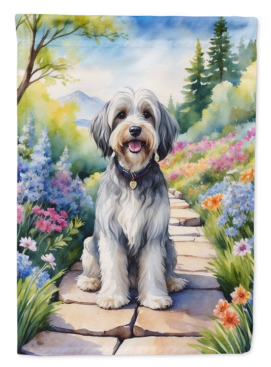 Buy this Tibetan Terrier Spring Path Garden Flag