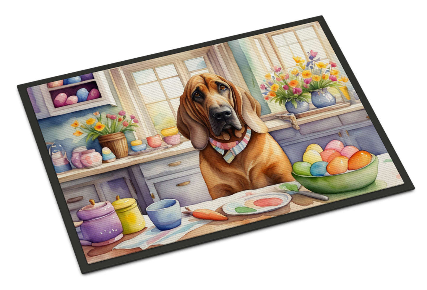 Buy this Decorating Easter Bloodhound Doormat