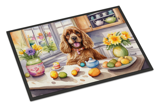 Buy this Decorating Easter Cocker Spaniel Doormat