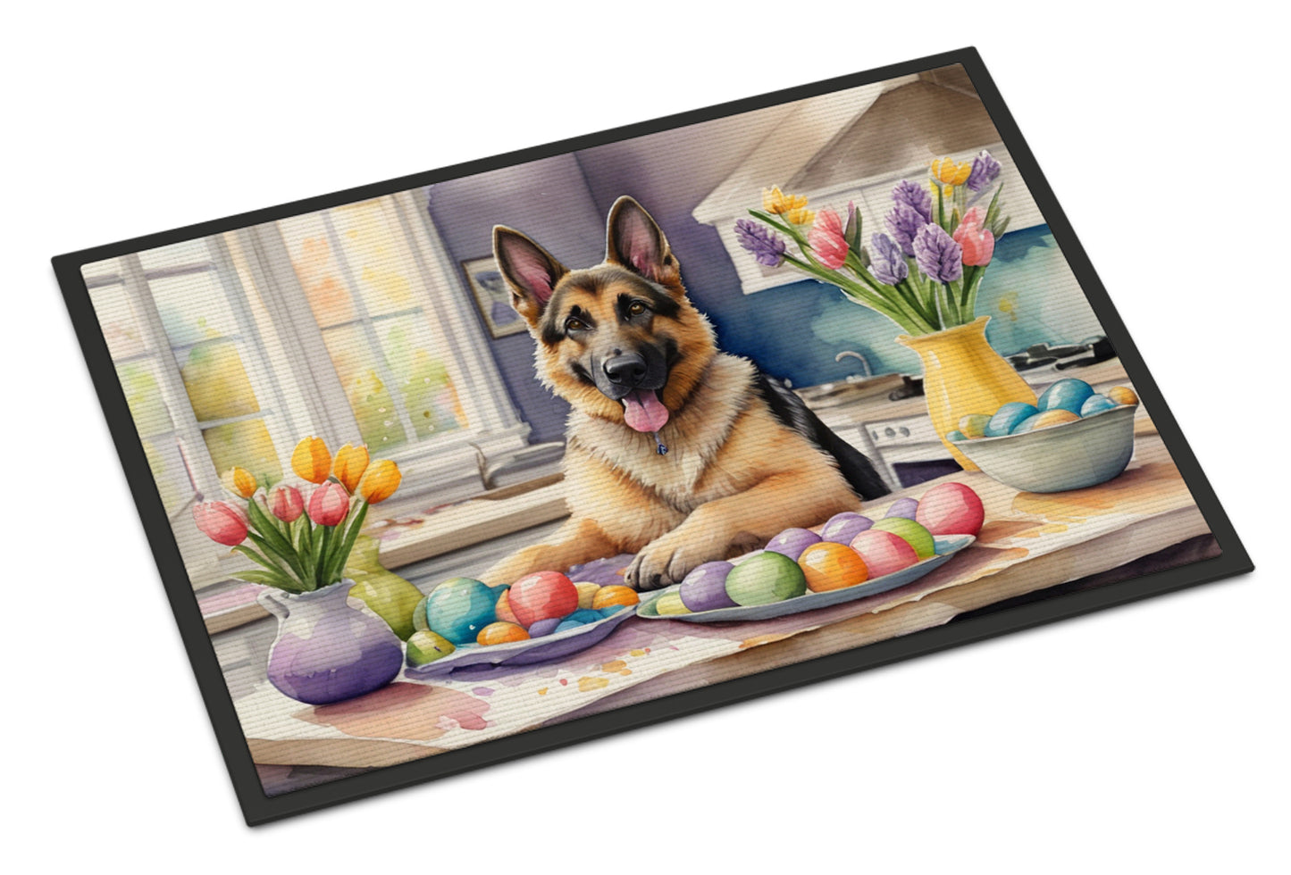 Buy this Decorating Easter German Shepherd Doormat