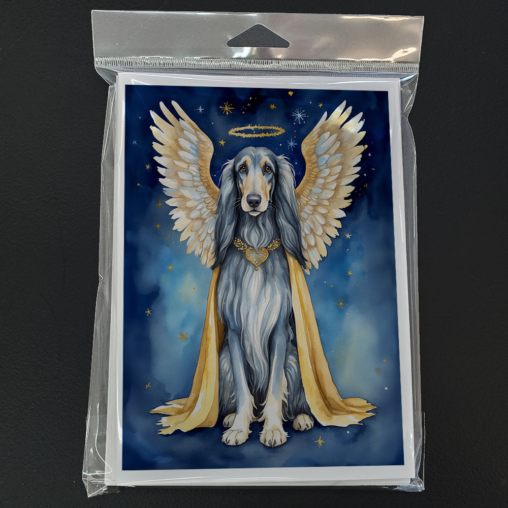 Afghan Hound My Angel Greeting Cards Pack of 8