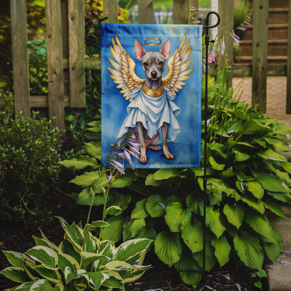 American Hairless Terrier My Angel Garden Flag