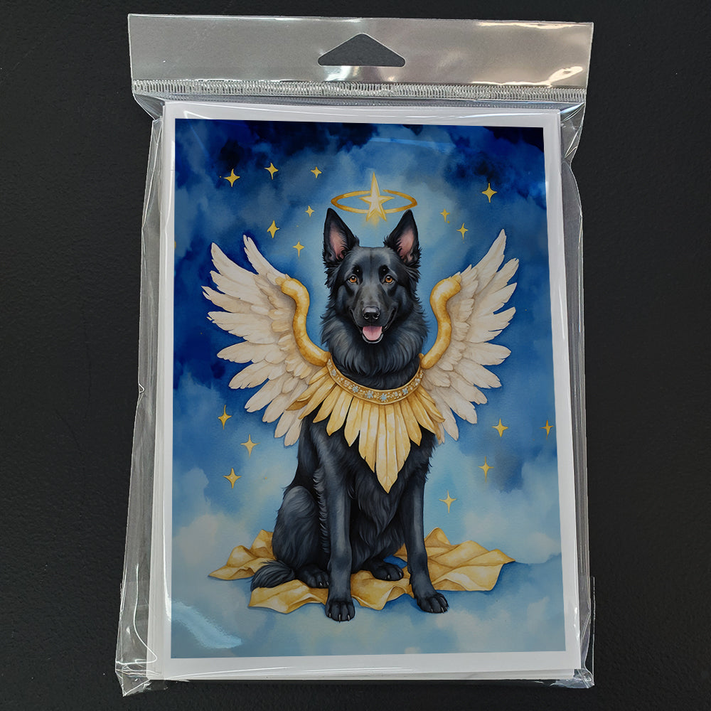 Belgian Sheepdog My Angel Greeting Cards Pack of 8