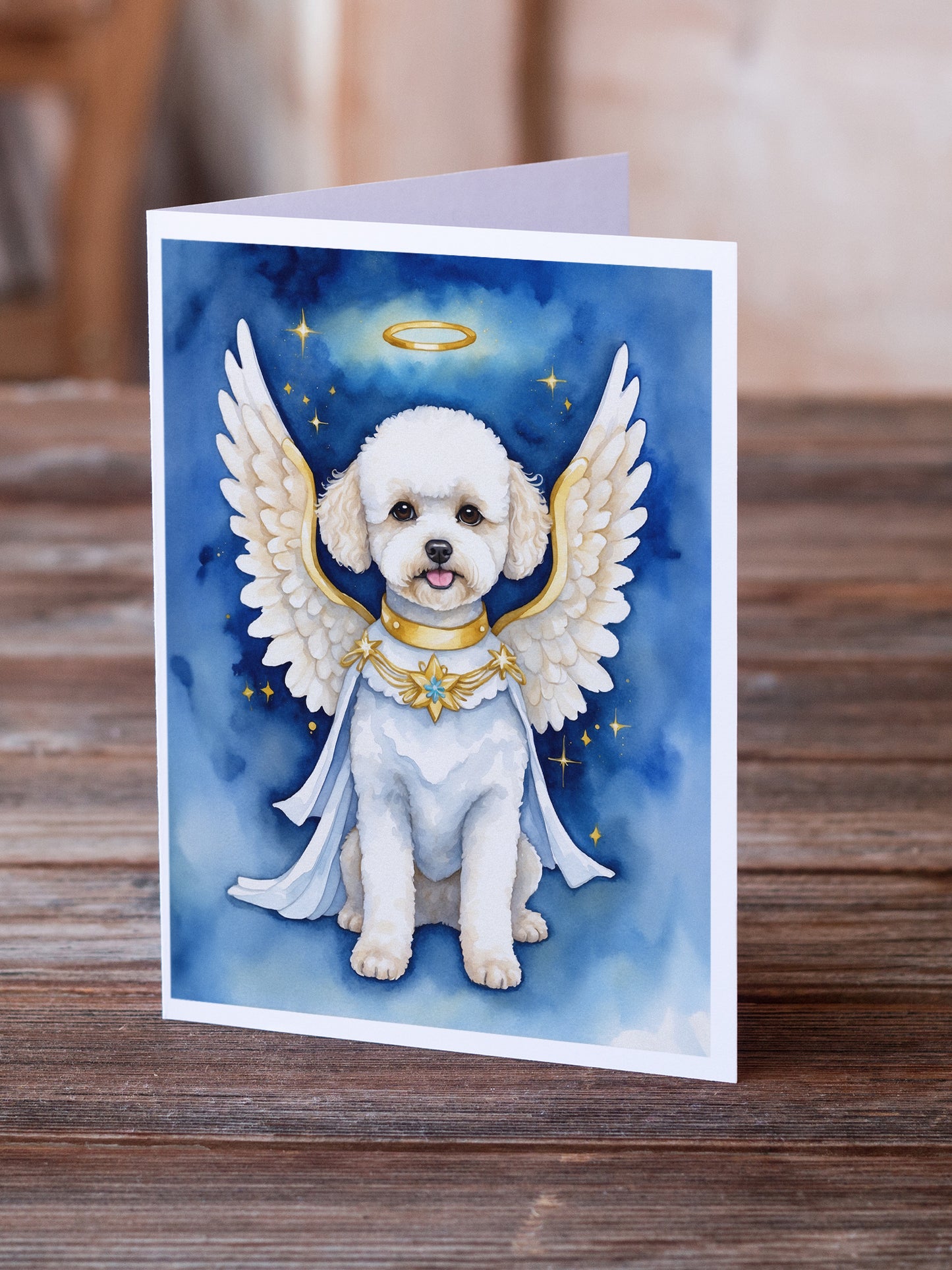 Bichon Frise My Angel Greeting Cards Pack of 8