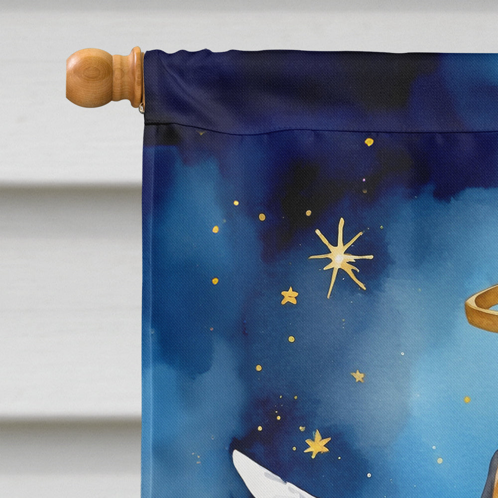 Black and Tan Coonhound My Angel House Flag