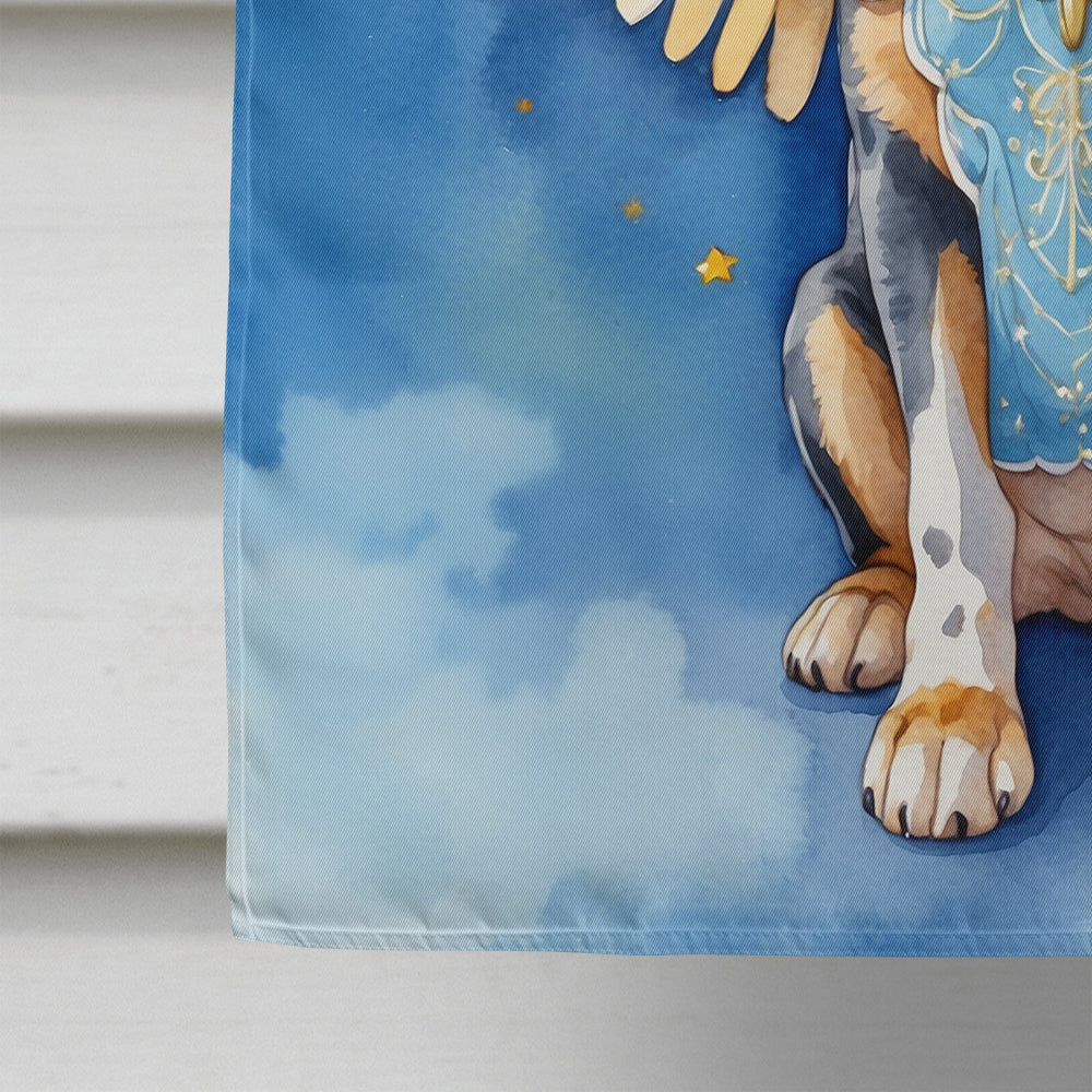 Bluetick Coonhound My Angel House Flag