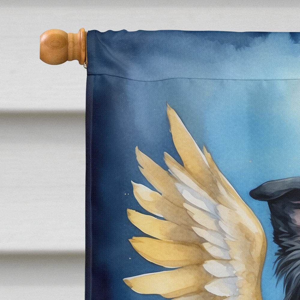 Border Collie My Angel House Flag