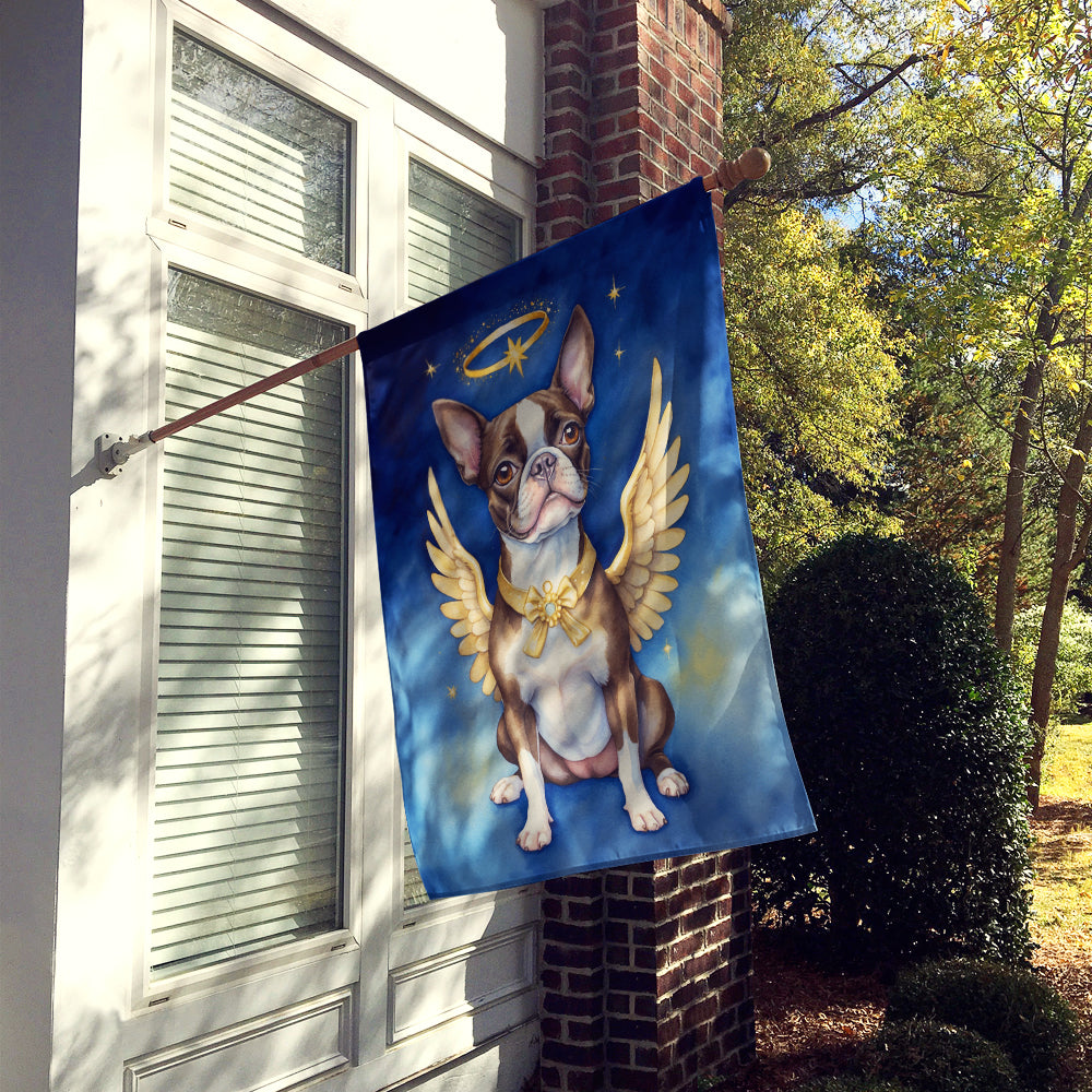 Boston Terrier My Angel House Flag