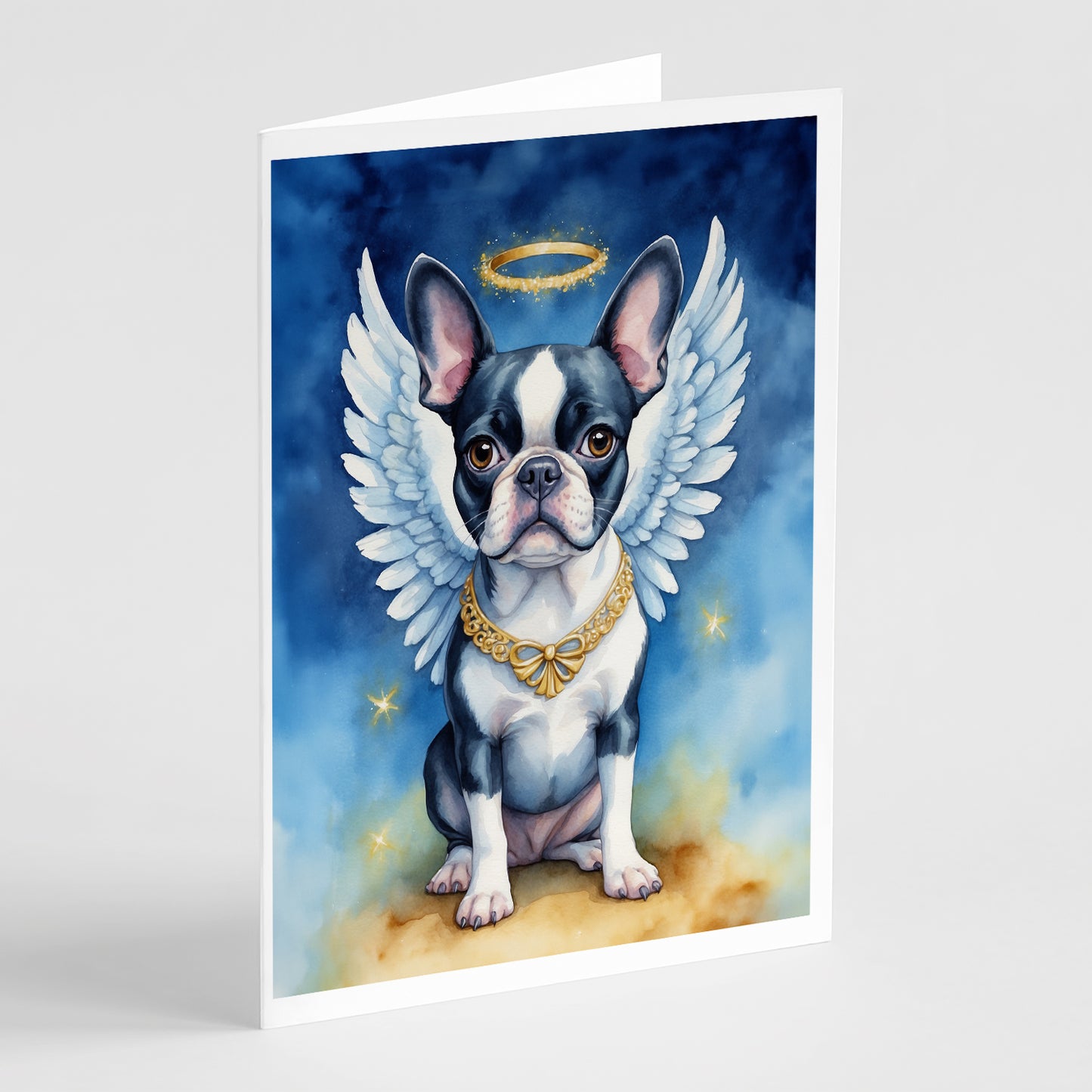 Buy this Boston Terrier My Angel Greeting Cards Pack of 8