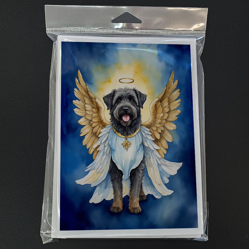 Bouvier des Flandres My Angel Greeting Cards Pack of 8