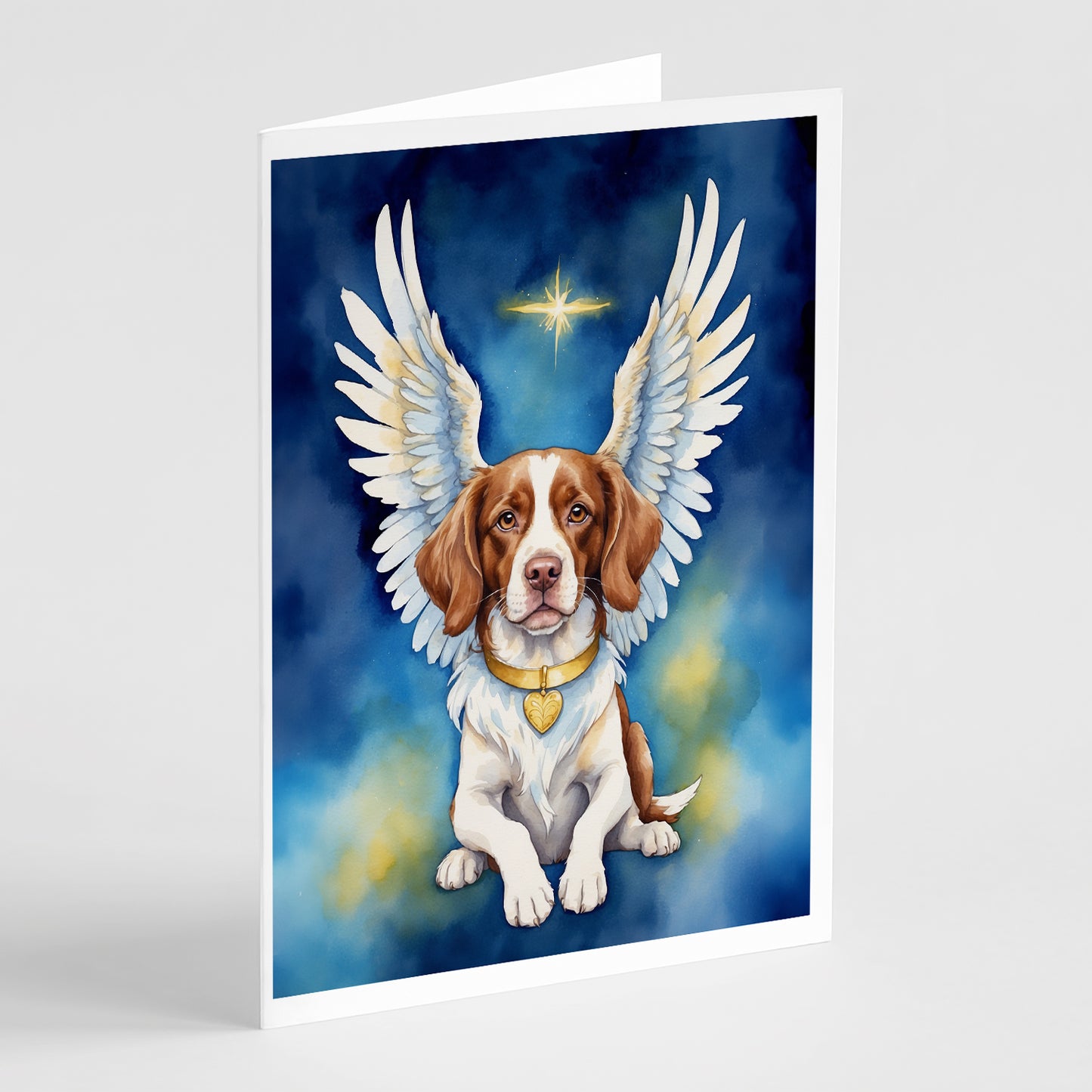 Buy this Brittany Spaniel My Angel Greeting Cards Pack of 8