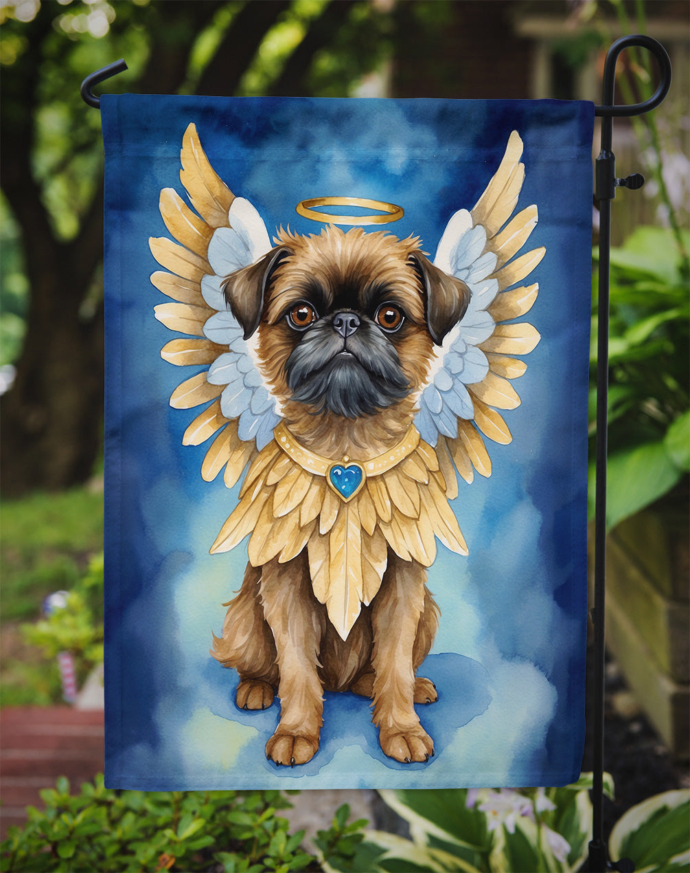 Brussels Griffon My Angel Garden Flag