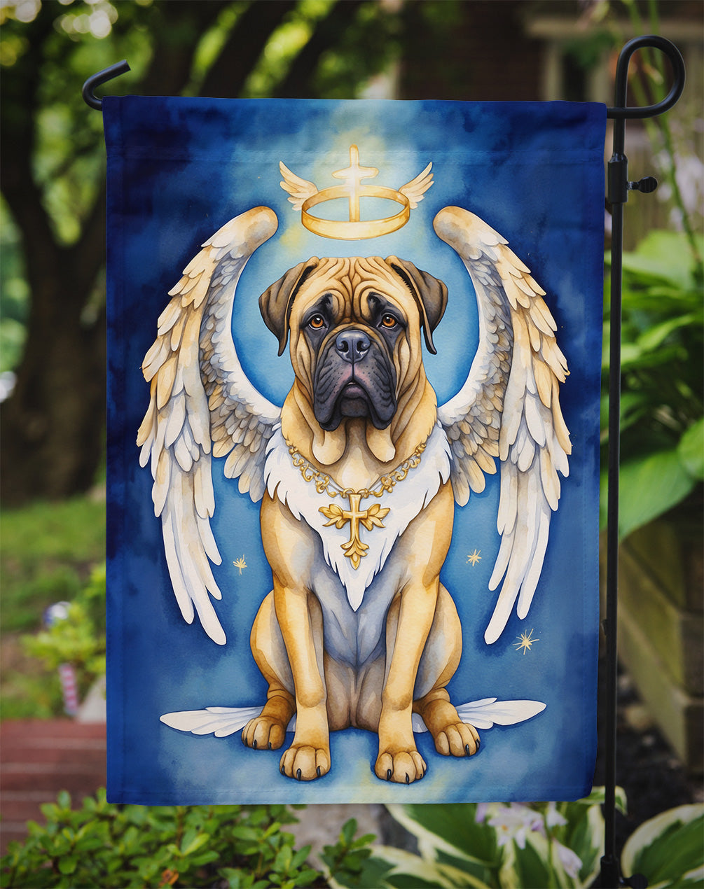 Bullmastiff My Angel Garden Flag