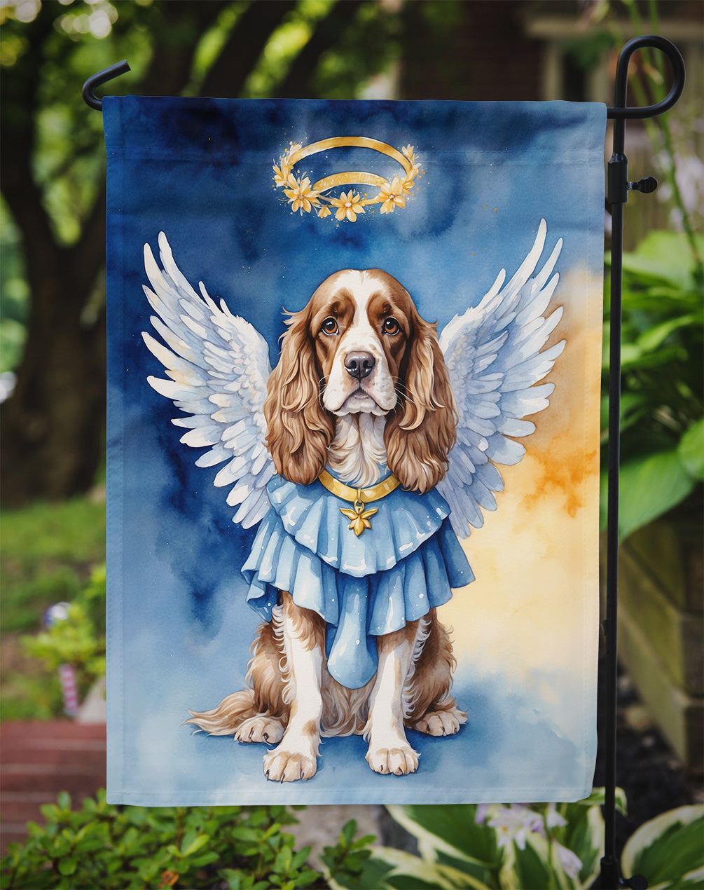 Cocker Spaniel My Angel Garden Flag