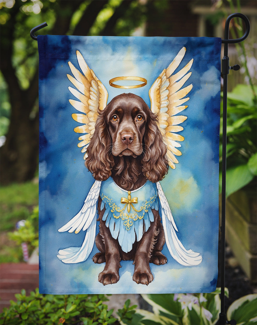 Cocker Spaniel My Angel Garden Flag