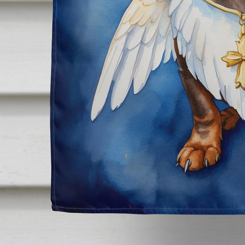 Dachshund My Angel House Flag