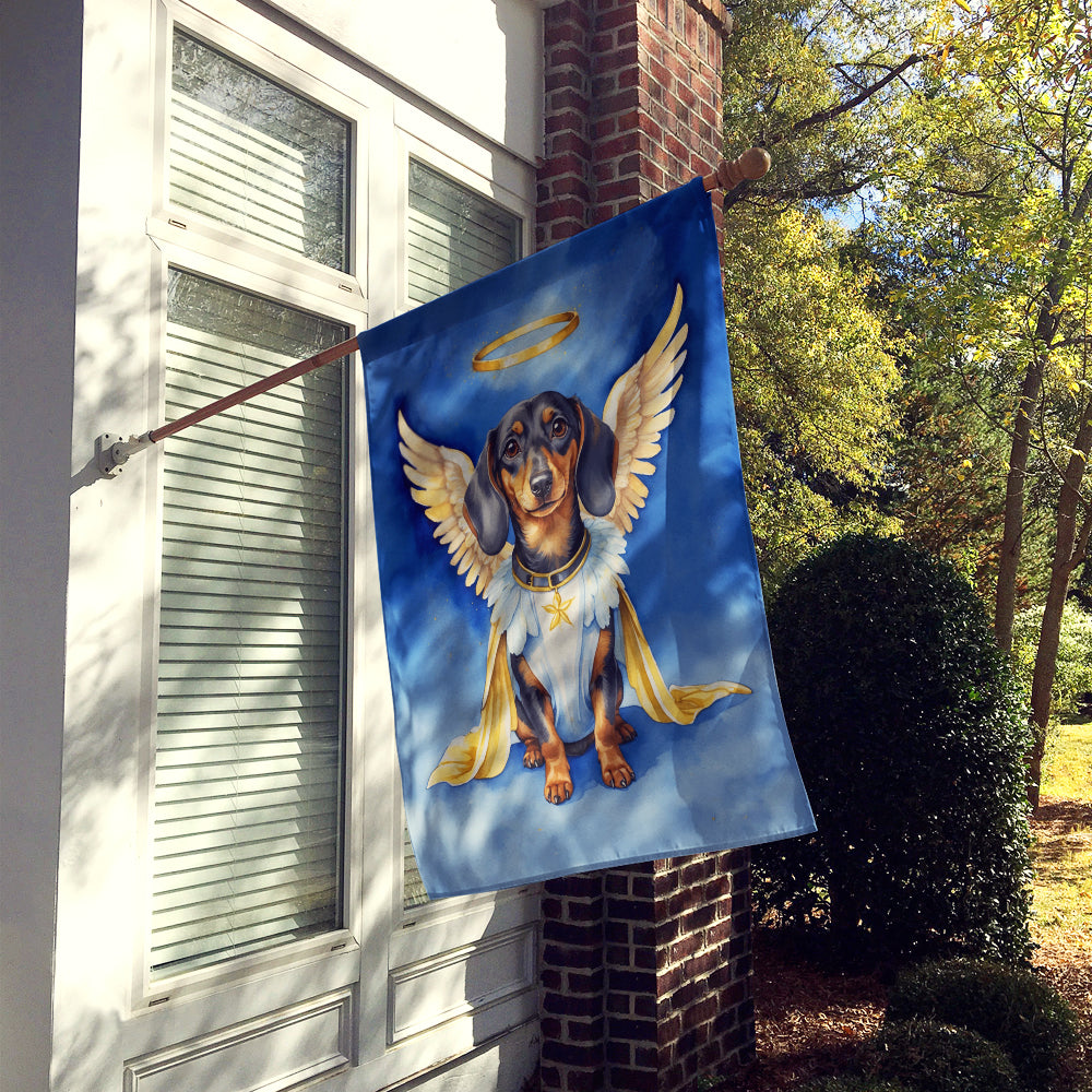 Dachshund My Angel House Flag