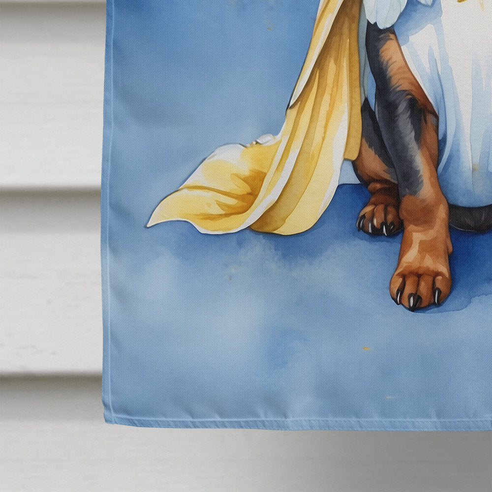 Dachshund My Angel House Flag