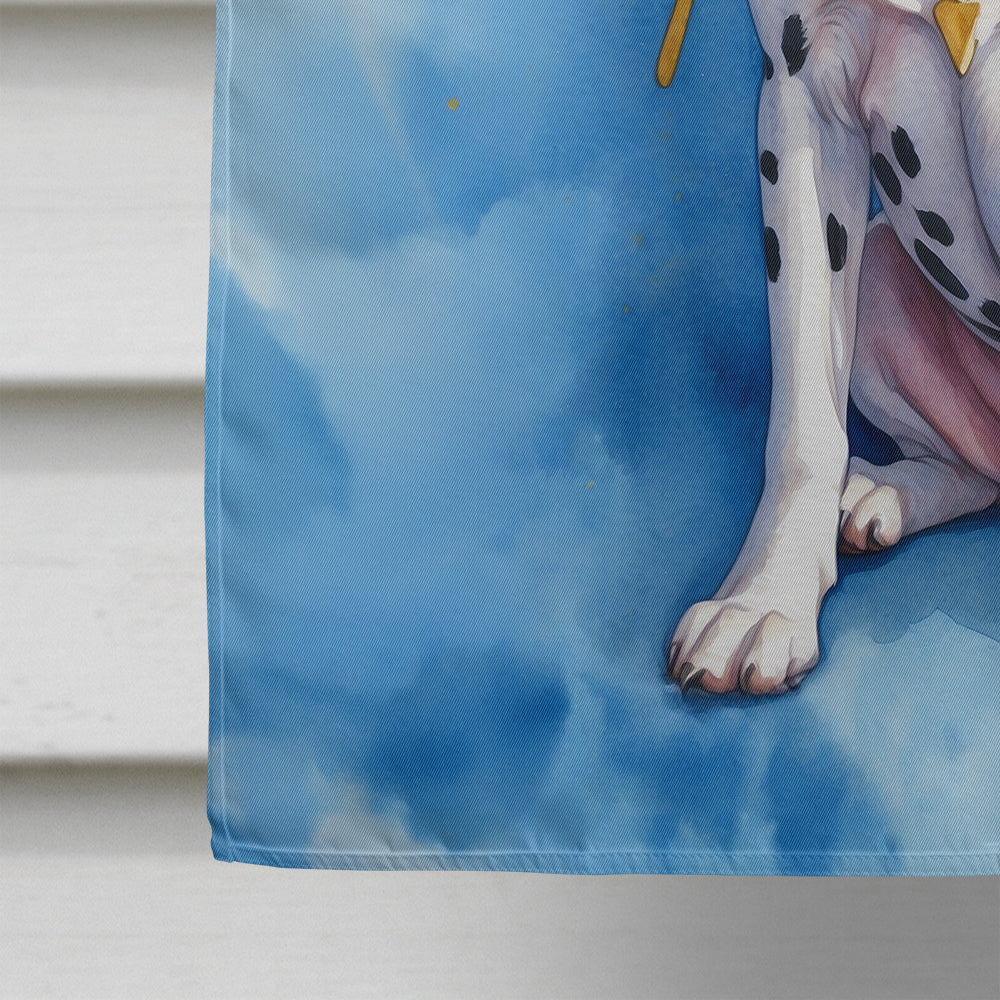 Dalmatian My Angel House Flag