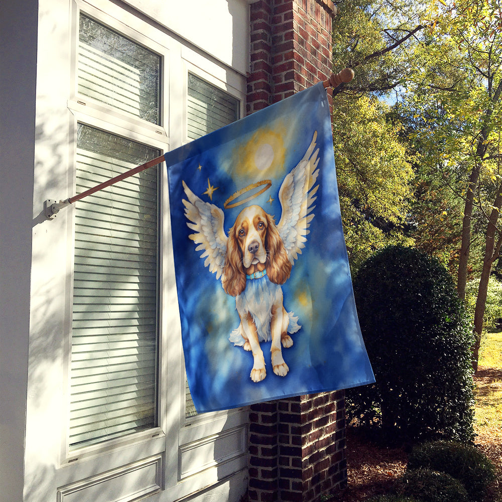 English Cocker Spaniel My Angel House Flag