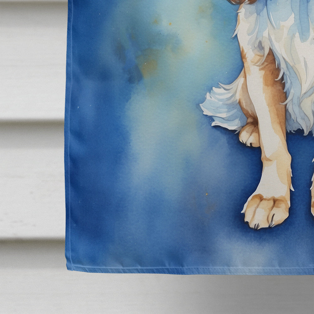 English Cocker Spaniel My Angel House Flag