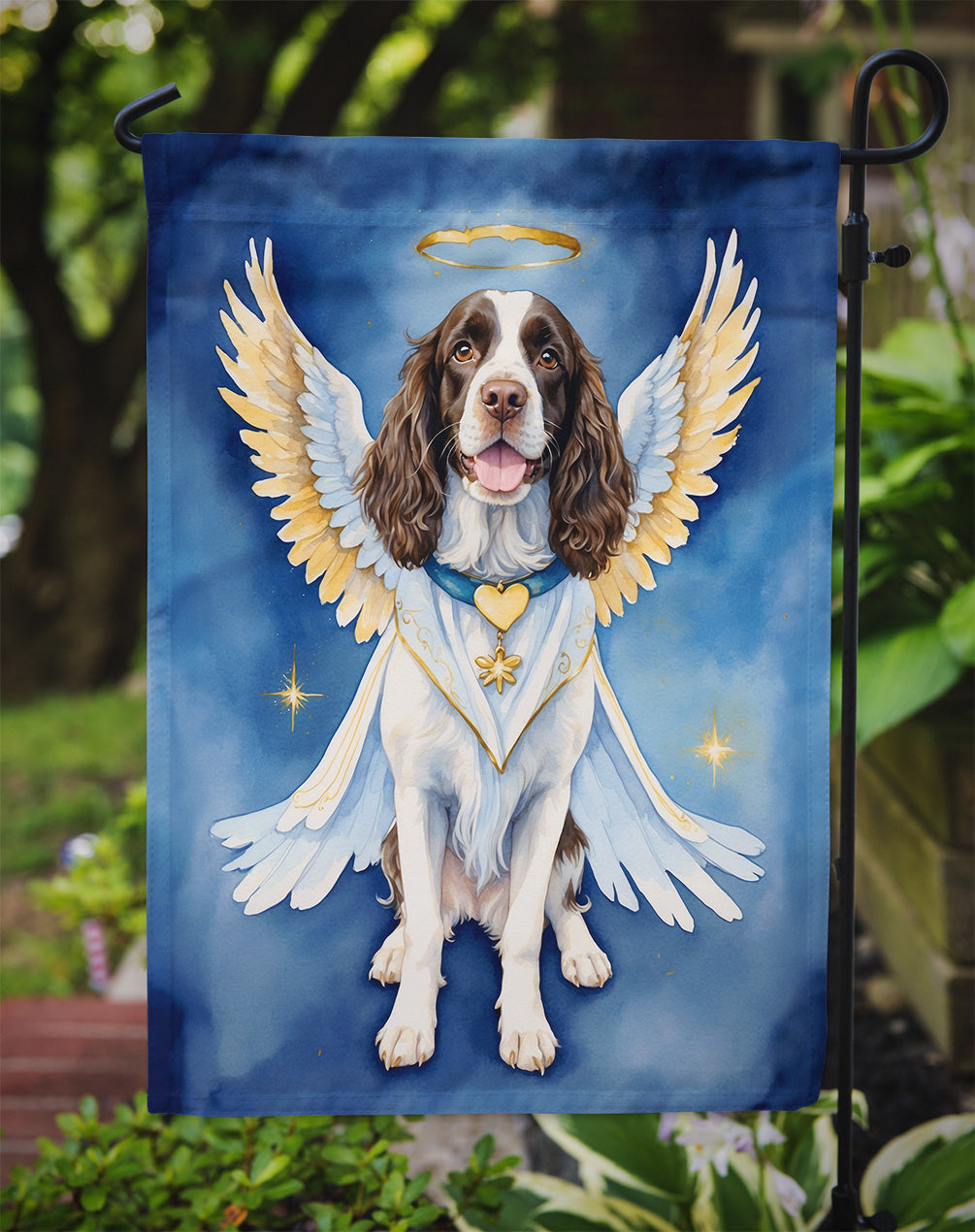 English Springer Spaniel My Angel Garden Flag