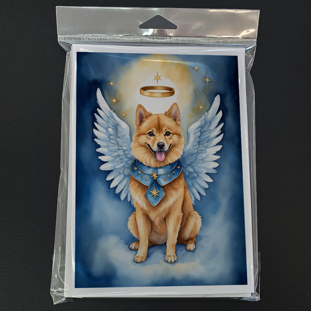 Finnish Spitz My Angel Greeting Cards Pack of 8