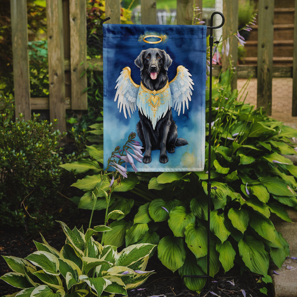 Flat-Coated Retriever My Angel Garden Flag