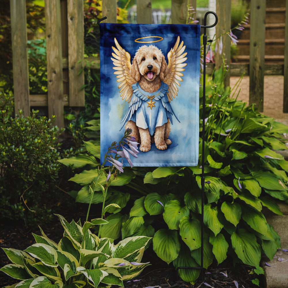 Goldendoodle My Angel Garden Flag